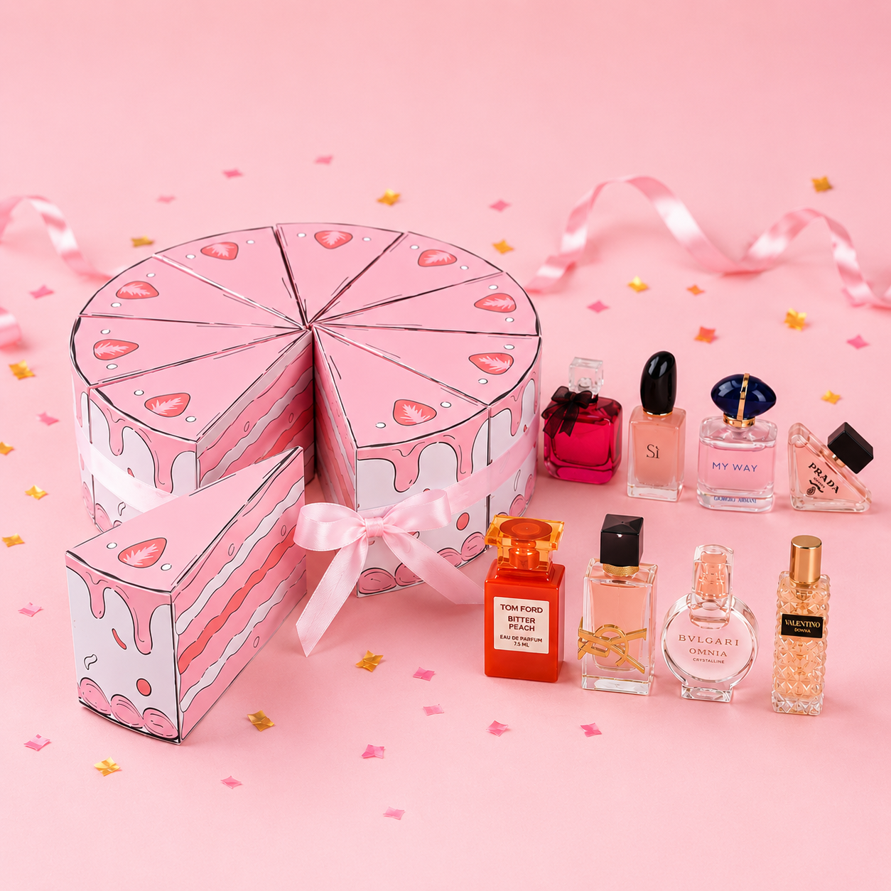 Surprise Mini Perfume Cake Gift Set